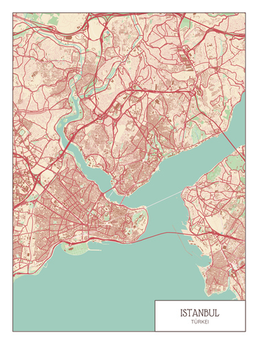 Istanbul - Designerposter